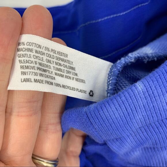 JoyLab Blue Tie Dye Crop Jogger Pants Size Small NWT - Picture 4 of 9